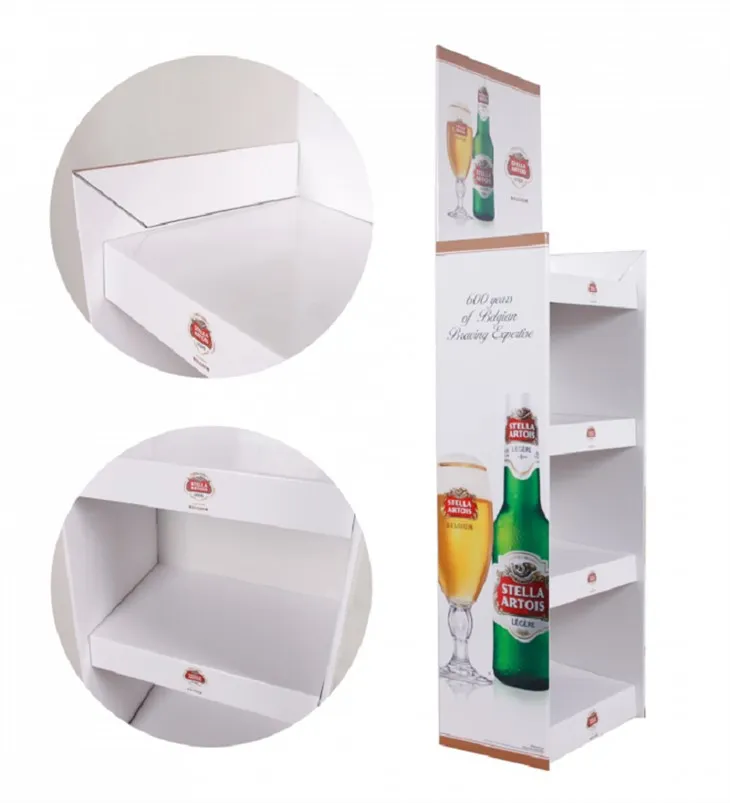 POP up Cardboard Display Stand for Beer